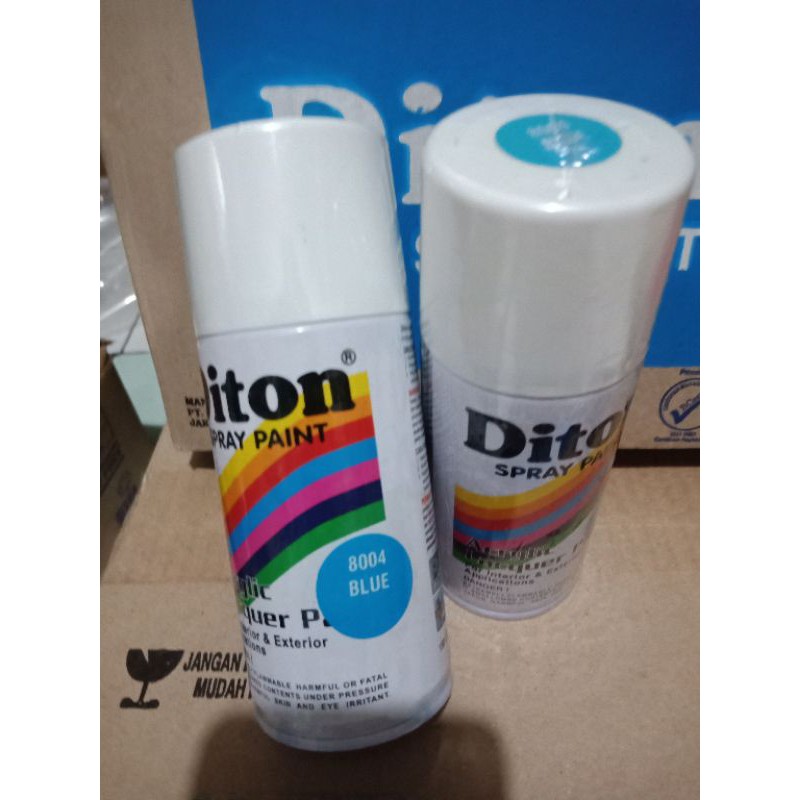 Pilok Pilox Cat Semprot Diton Stabilo Blue Biru 8004 150cc Spray Paint