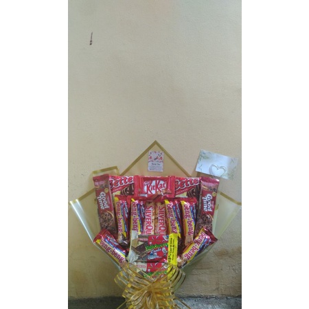 

bucket snack / buket coklat / bouquet snack /buket snack