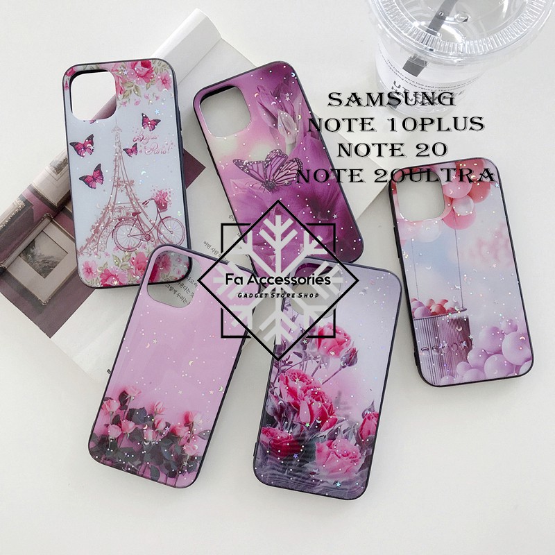 FA Soft case tpu bling samsung NOTE 10 20 20ultra PLUS 20 ultra silicon motif flow