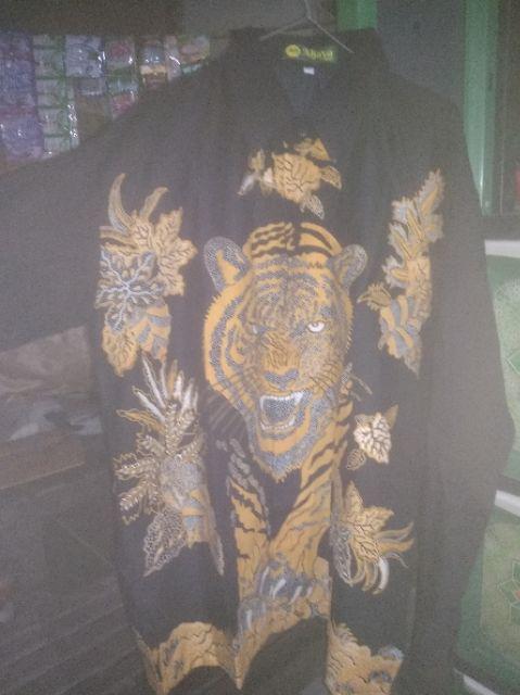 Promo Kemeja Batik Pria Prabu Harimau Maka  Furing Katun Halus Primis Original