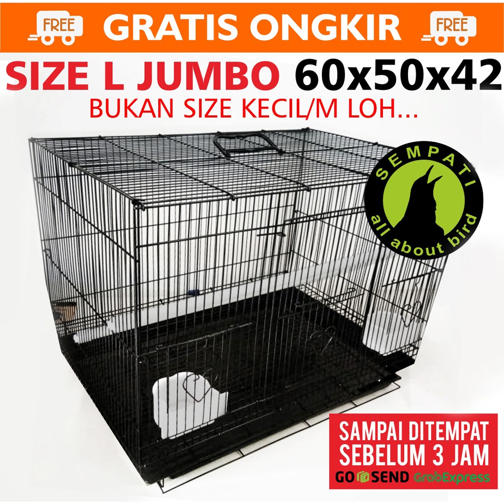 SANGKAR BURUNG KANDANG BESI UMBARAN IMPORT KANDANG SANGKAR LOVEBIRD