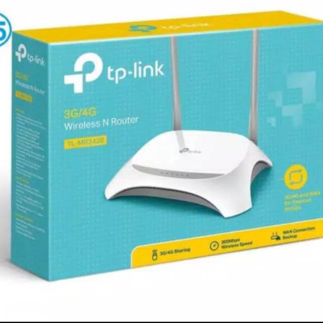 TP-LINK TL-MR 3420 Router Wireless 3G/4G 300Mbps