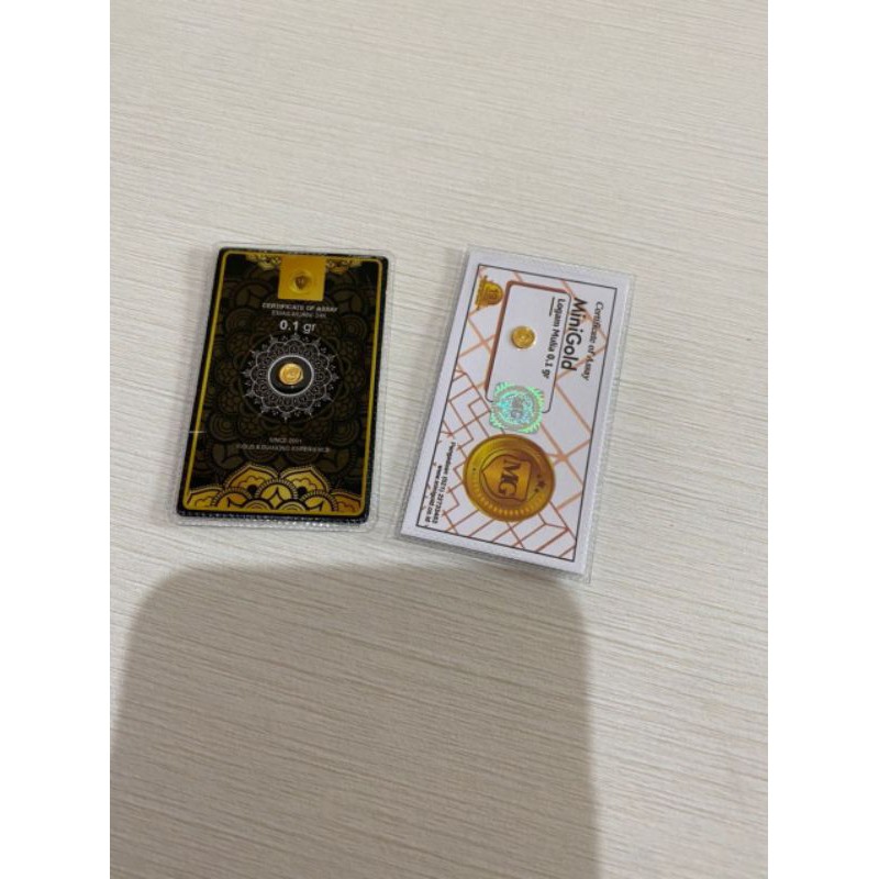 

MiniGold 0,05 / 0,1 / 0,25 / 0,5 (White Series) - 24 Karat