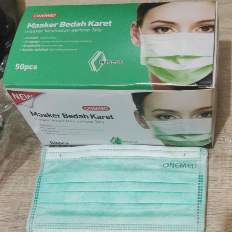 Masker onemed medis bedah karet