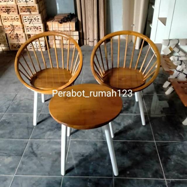  Kursi  teras  minimalis  modern kayu jati Shopee  Indonesia