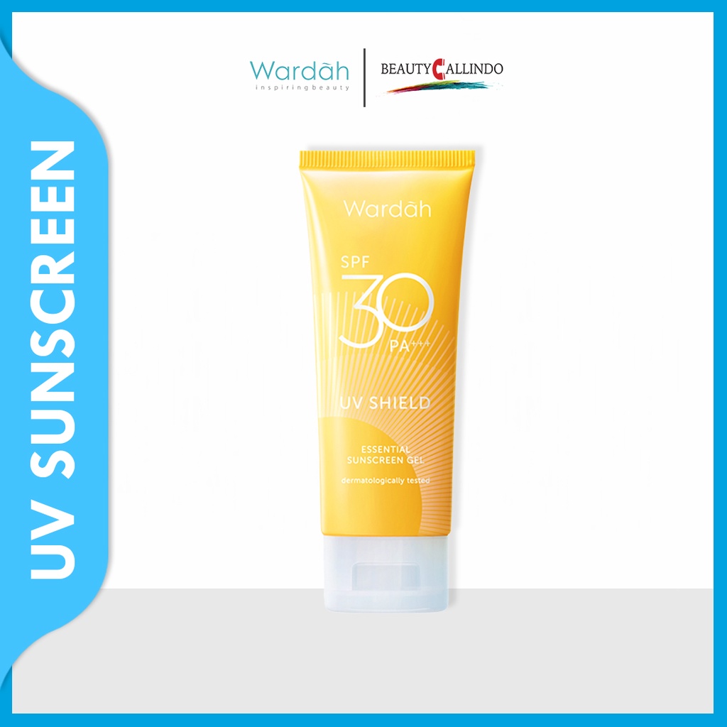 Wardah UV Shield Essential Sunscreen Gel Tabir Surya  SPF 30 Sunblock