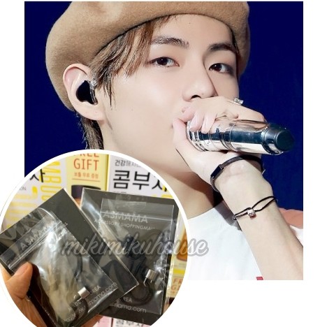 ASMAMA KOREA BTS V TAEHYUNG GELANG ANTING KALUNG ACCESSORIES ORI ORIGINAL GEMBOK LOCK BRACELET