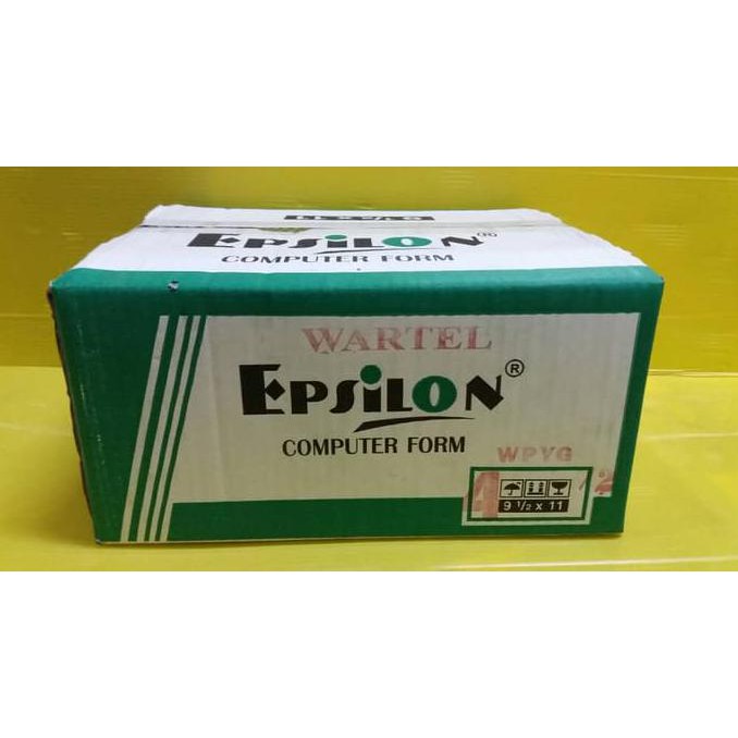 

Termurah Epsilon Cont Form 9 1/2 : 2 X 11 : 2 4 Ply Wartel | Kertas Komputer Offic