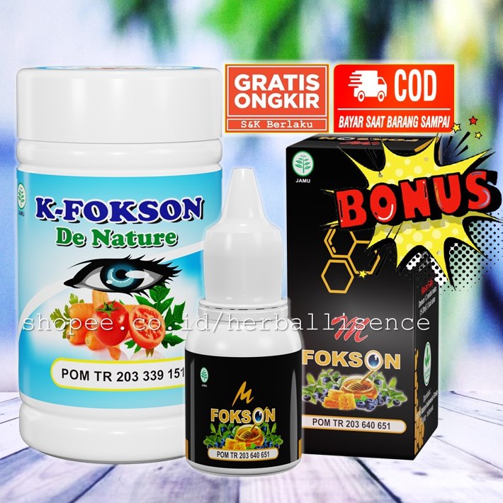 OBAT KATARAK MATA RABUN MATA MINUS MATA PLUS MATA SILINDER KAPSUL FOKSON & OBAT TETES M FOKSON