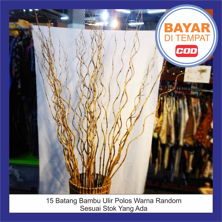 15 Batang kerajinan bambu  ulir  cendani Shopee Indonesia