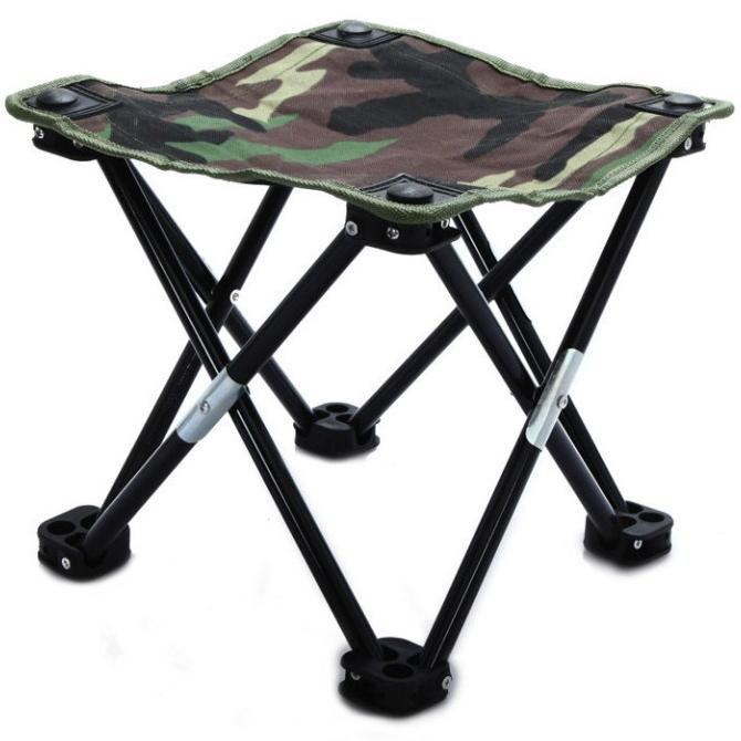 Kursi Lipat Mancing Kotak Kuat - Kursi Camping Motif Army