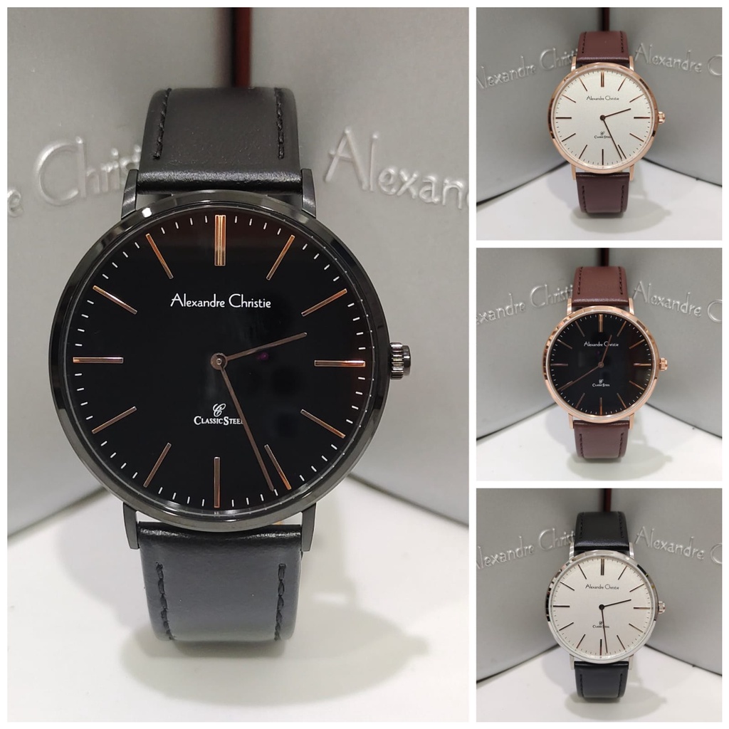 Jam Pria Alexandre Christie AC8490 AC 8490 Original Garansi Resmi Alexander Christie Free Baterai