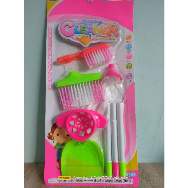 MC 07 MAINAN ANAK EDUKASI HAPPY CLEANING SET / MAINAN ALAT KEBERSIHAN LENGKAP