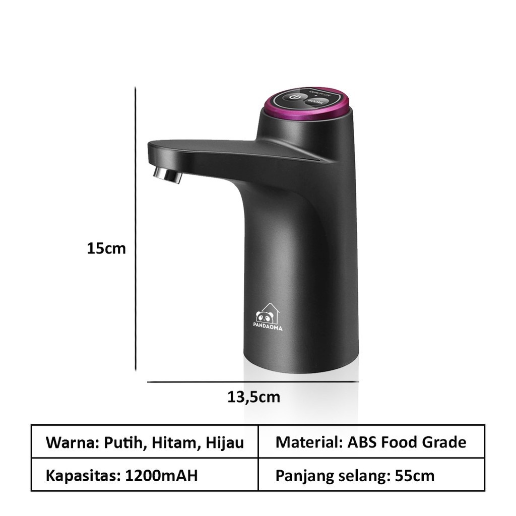 USB Rechargeable Dispenser Air Minum Otomatis Water Pump / Pompa Galon Elektrik / Electric Water Dispenser