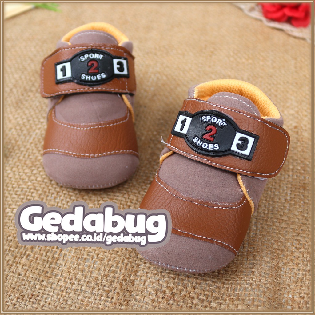 Sepatu Bayi Bjorr Prewalker Laki Laki umur 2 - 14 bulan Baby Walking Shoes - gedabug