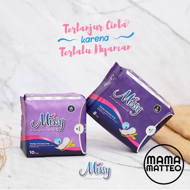 MISSY NIGHT SUPER NIGHT / Pembalut Wanita Pads Softex