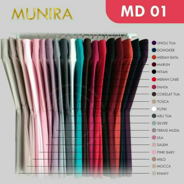 PROMO JILBAB BERGO MUNIRA MD01 JERSEY PREMIUM