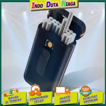 IDN - FOCUS KOTAK ROKOK 20 SLOT DENGAN KOREK ELEKTRIK PYROTECHNIC - DH-9010