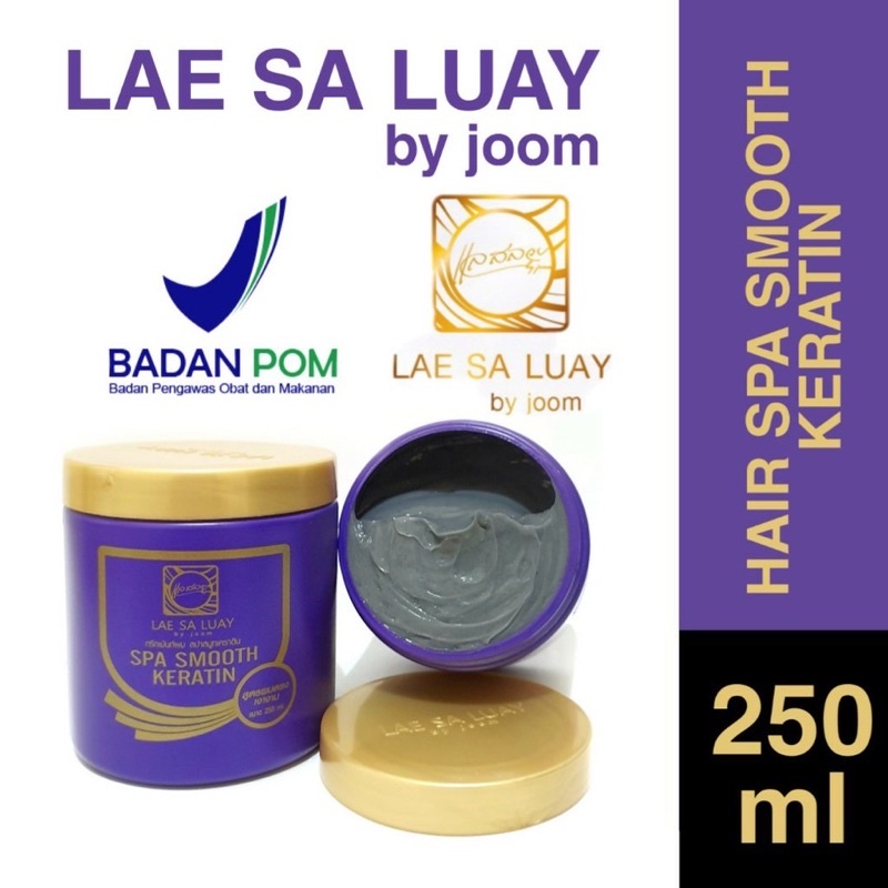 BPOM Lae Sa Luay Hair Spa Smooth Keratin / Masker Rambut