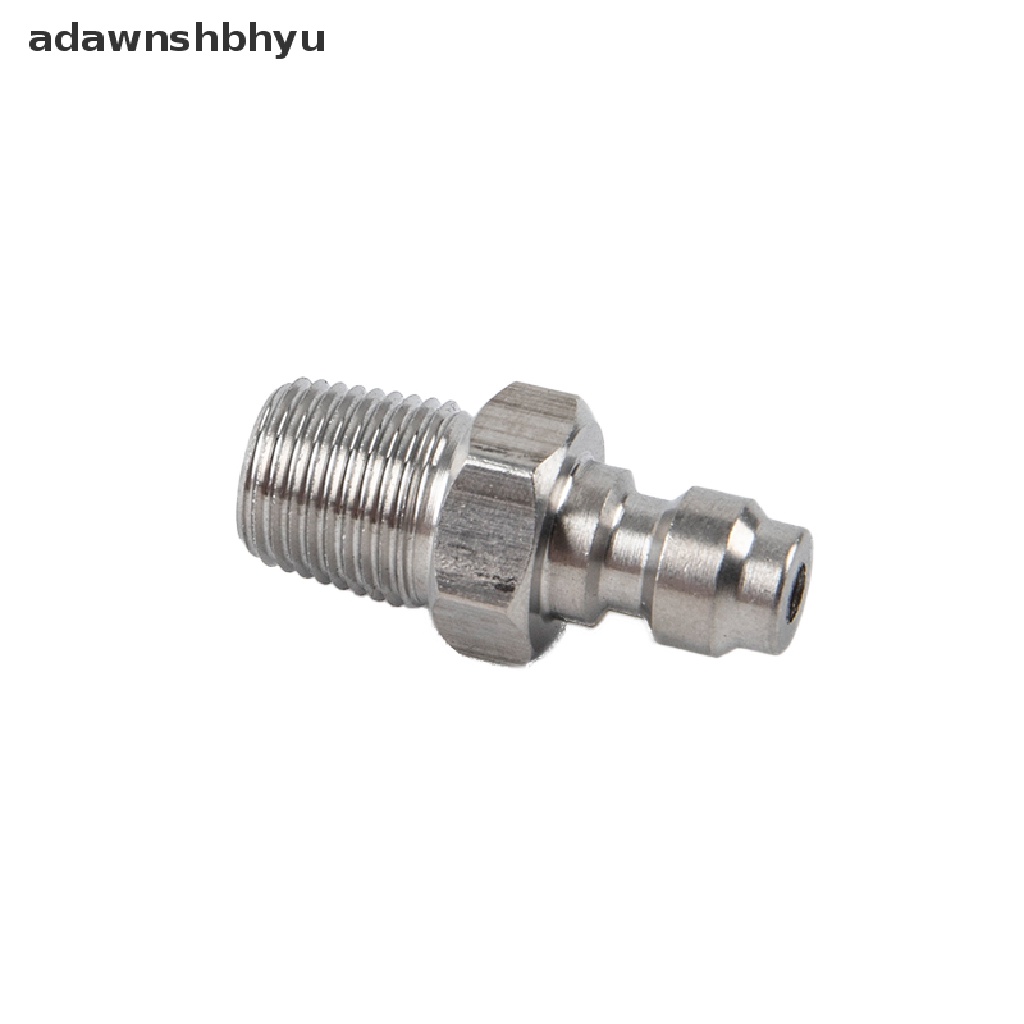 Adawnshbhyu PCP Paintball Pneumatic Quick Coupler 8mm M10x1 Male Plug Adapter Fitting1/8NPT