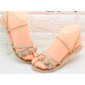 LSH 1205-F Sandal Jelly Grizella IMPORT anak motif bunga uk 24 - 29