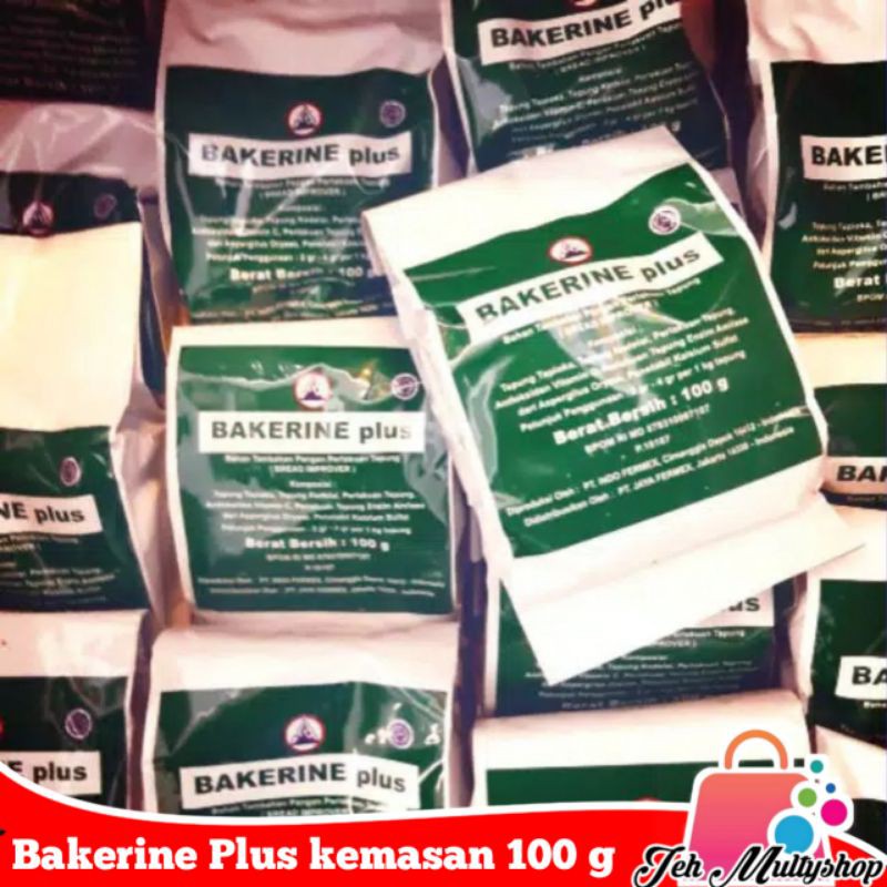 

Bakerine Plus kemasan 100 g /Bread improver/Pelembut roti