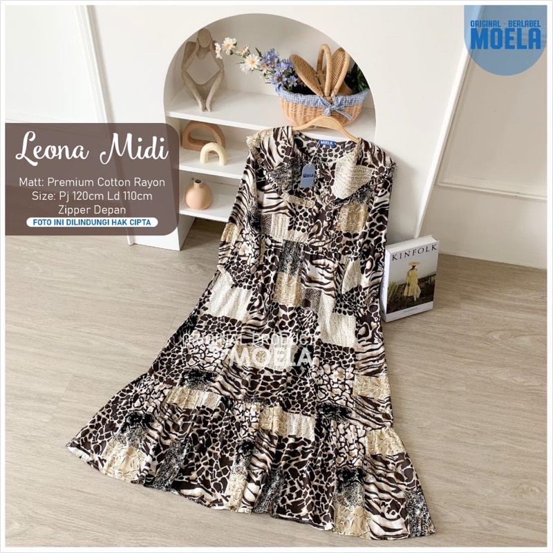Leona Midi Dress - By Original Moela