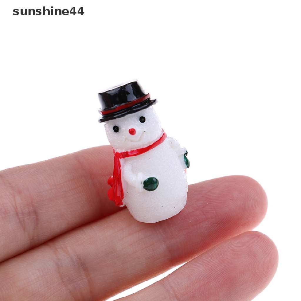 Sunshine Miniatur Santa Claus / Manusia Salju Untuk Dekorasi Taman