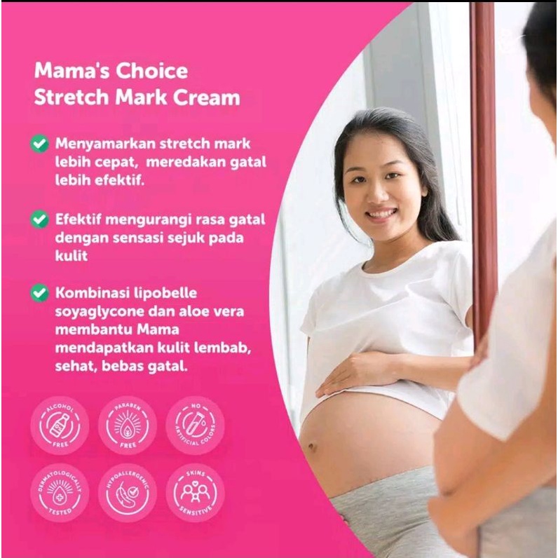 Mama's Choice Stretch Mark Cream dan Serum|| Exp Agts 2025