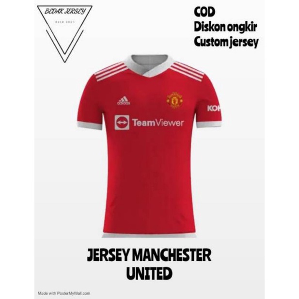 Jersey Manchester United 2021 2022 Home