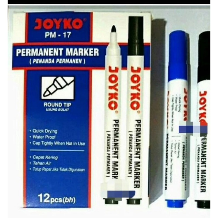 

spidol joyko.permanent.marker.PM 17.isi12pcs