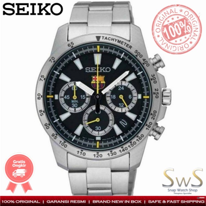 Jam Tangan Pria Seiko Chronograph SSB073 P1 Seiko SSB073P1 Original
