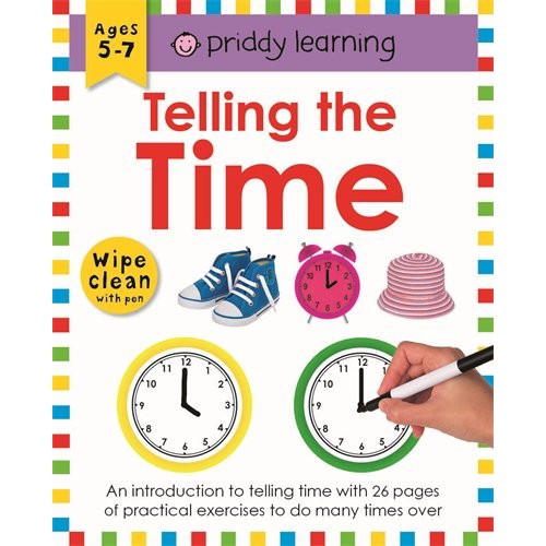 Wipe Clean Workbooks Telling the Time by Roger Priddy