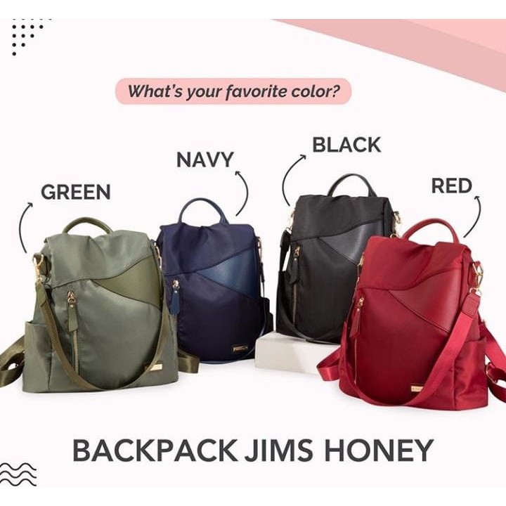 ZOE BAG JIMS HONEY / TAS RANSEL CEWEK / TAS PUNGGUNG