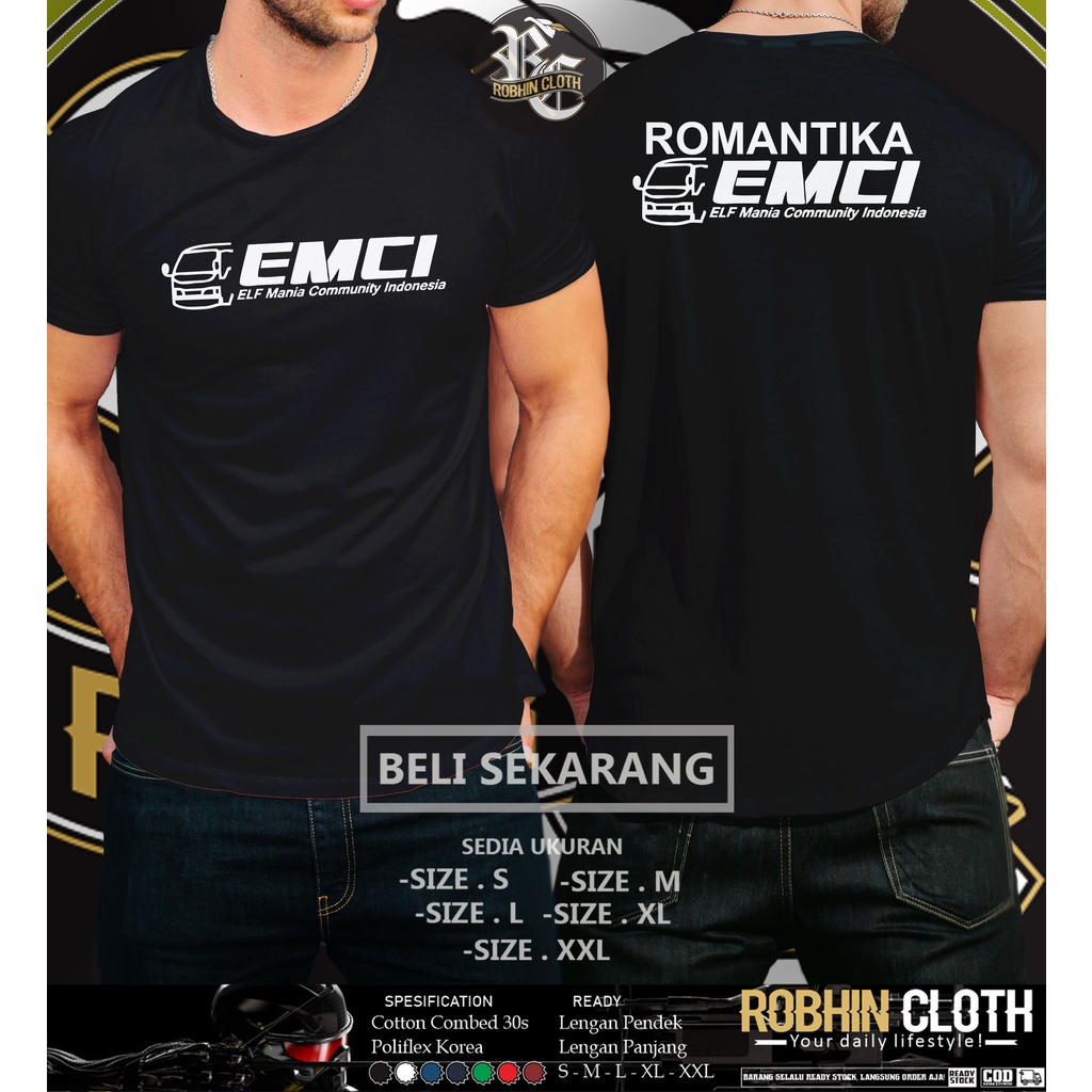 KAOS ELF MANIA COMUNITY ROMANTIKA DB BAJU KOMUNITAS