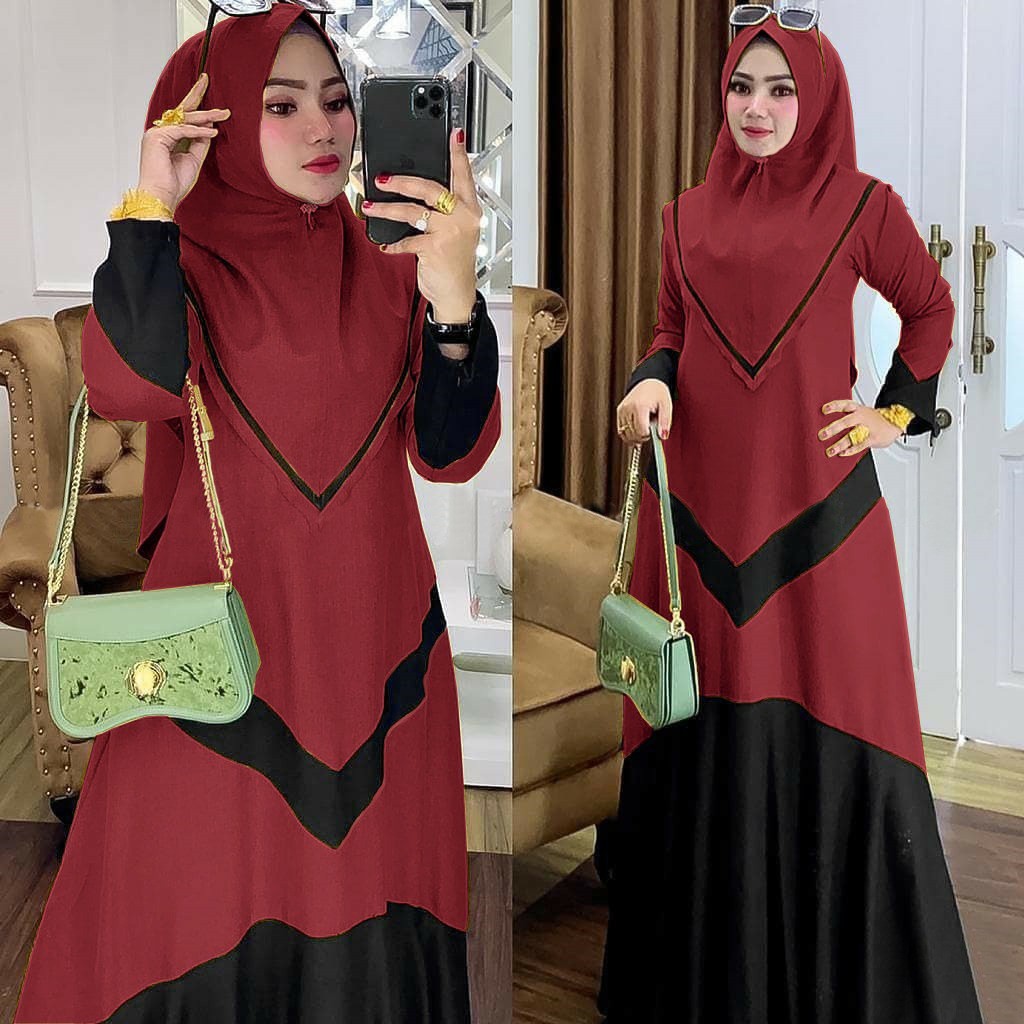 QUINNYSHOP-REALPICT-US-BAJU SYARI WANITA TERBARU-SYARI MURAH-BAJU SAR I-GAMIS SAR I-GAMIS LEBARAN