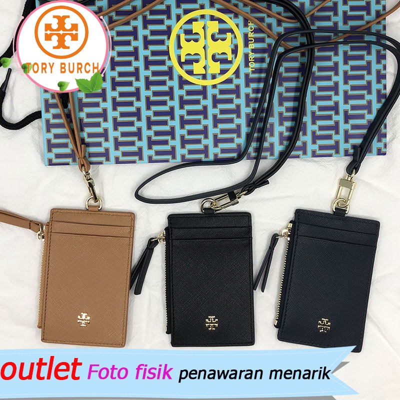 

pengiriman cepat Tory Burch TB lanyard/Kartu kerja/tag/DIY klasik/Harga spesial/name tag holder