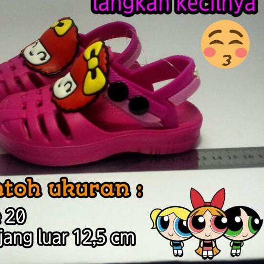 HLR Sandal sepatu gadis pita - Yutu 559 baim kancing .