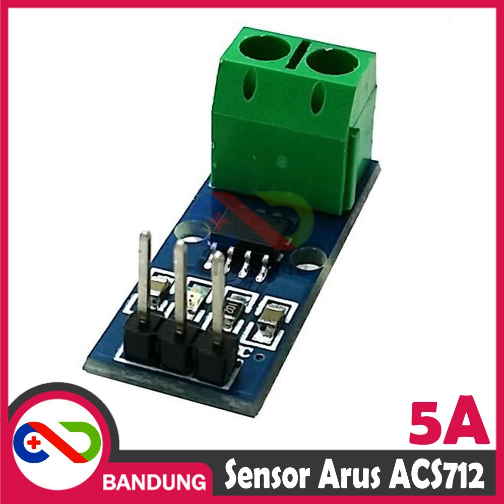 SENSOR ARUS ACS712 5A RANGE HALL CURRENT SENSOR MODULE FOR ARDUINO UNO NANO MEGA