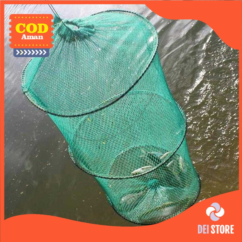 Bubu Jaring Ikan Belut Udang Kepiting Lobster Didesain Khusus agar Mudah Dikeluarkan Bahan Nilon