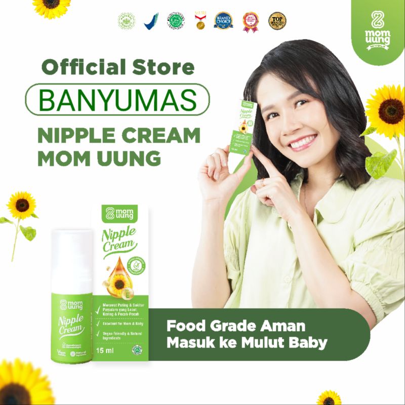 MOM UUNG NIPPLE CREAM NATURAL / KRIM PUTING LECET /  AMAN UNTUK BAYI / MOMUUNG BANYUMAS