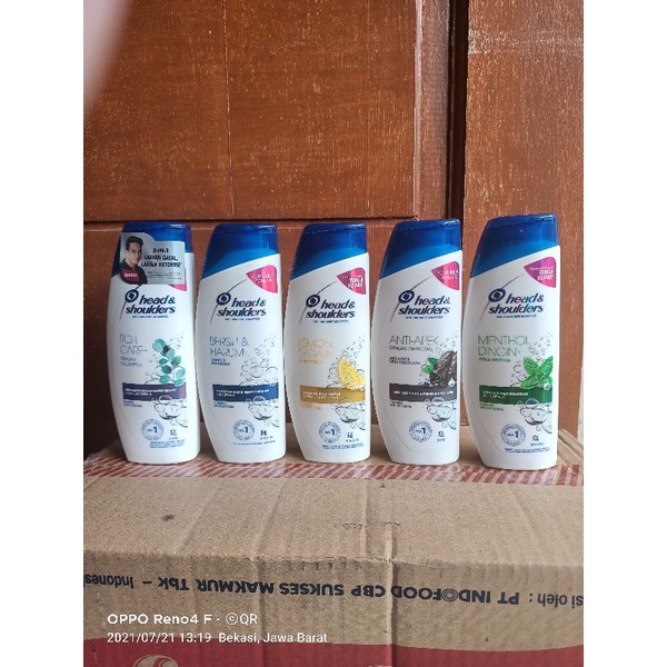 shampoo head & shoulders 160ml