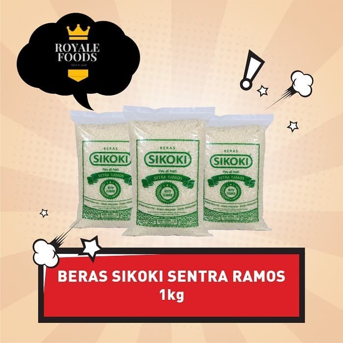 

bg20t01r Beras Ramos Sikoki 1Kg (Kepala, Slyp, Setra, Pulen) Sv012Ss