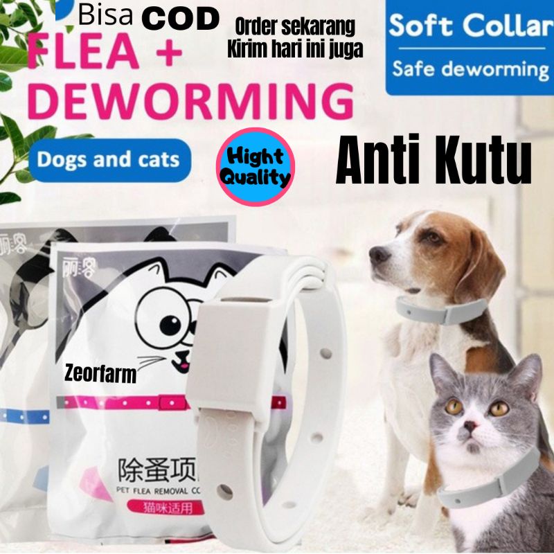 Natural Pest Control Collar Kalung Anti Kutu untuk Kucing Kelinci anjing zeorfarm