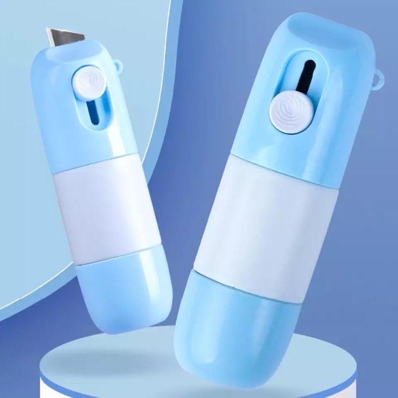 

2 in 1 correction stamp and cutter, pemotong kertas