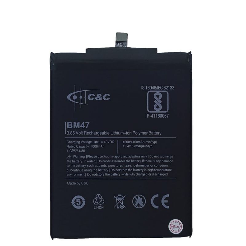 BATERAI BATRE BATTERY REDMI 3/BM47 MERK C&amp;C