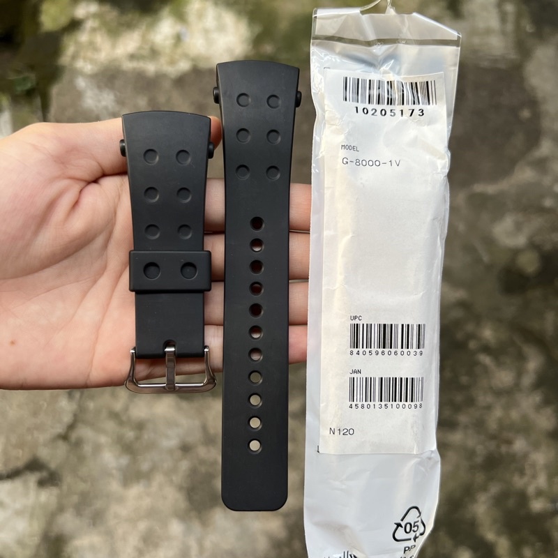 Strap tali jam tangan casio g-shock original G-8000 1V band G 8000