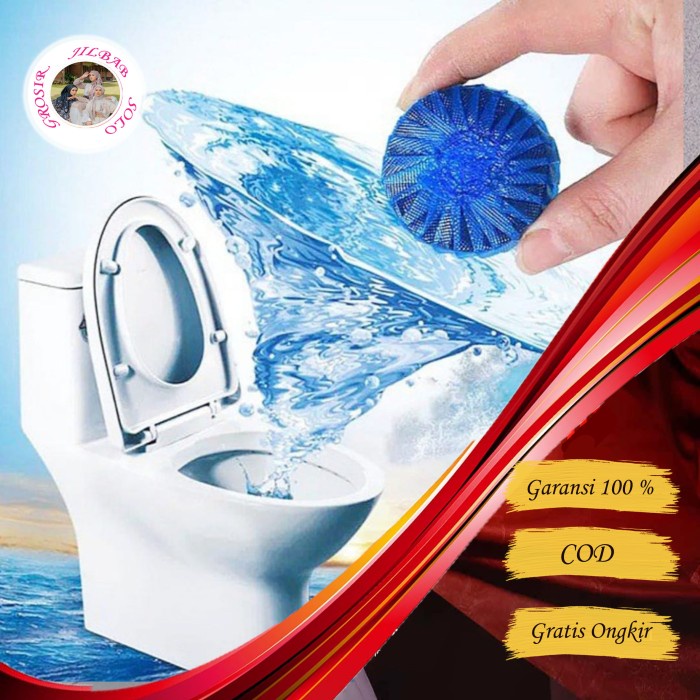 1 Pack Isi 5 pcs Tablet Biru Pembersih Toilet – AC 51 – Untuk Toilet duduk WC kloset Kamar Mandi Pewangi dan Pengharum Kerak closet lantai ampuh  Bubuk Serbuk  Gel Cairan ajaib Pembersih Sikat noda WC toilet kamar mandi Berkerak ampuh