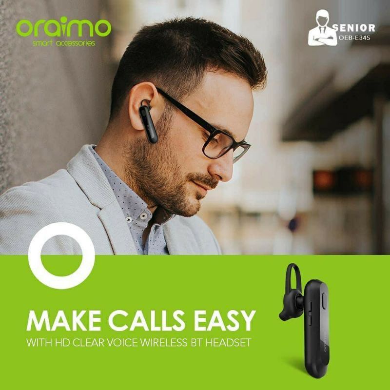 ORAIMO OEB-E34S TALKING HEADSET BLUETOOTH MONO TELEPHONE EARPHONE