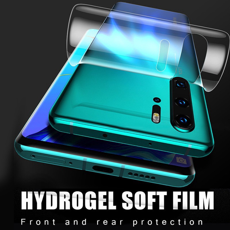 Pelindung Layar Huawei P30 Pro + P40 Pro paket 3 in 1 bahan hydrogel